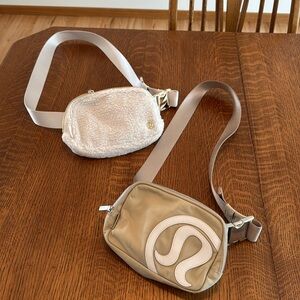 Two Lululemon belt bags - new!